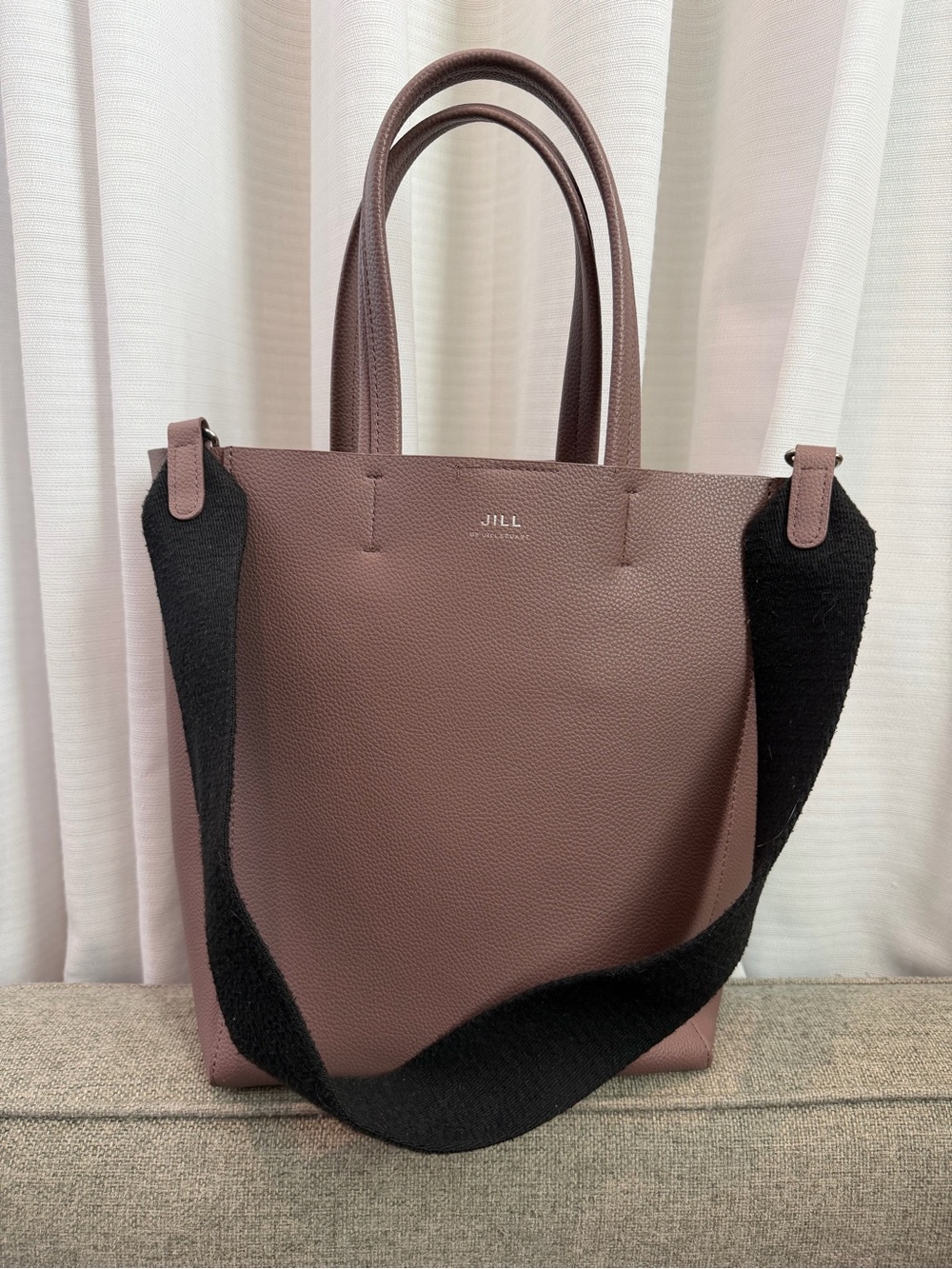 Studio Mauve Tote with Black Strap